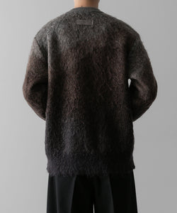 ssstein(シュタイン)の24AWコレクション GRADATION MOHAIR KNIT CARDIGAN - BROWN GREY GRADATION 公式通販サイトsession福岡セレクトショップ