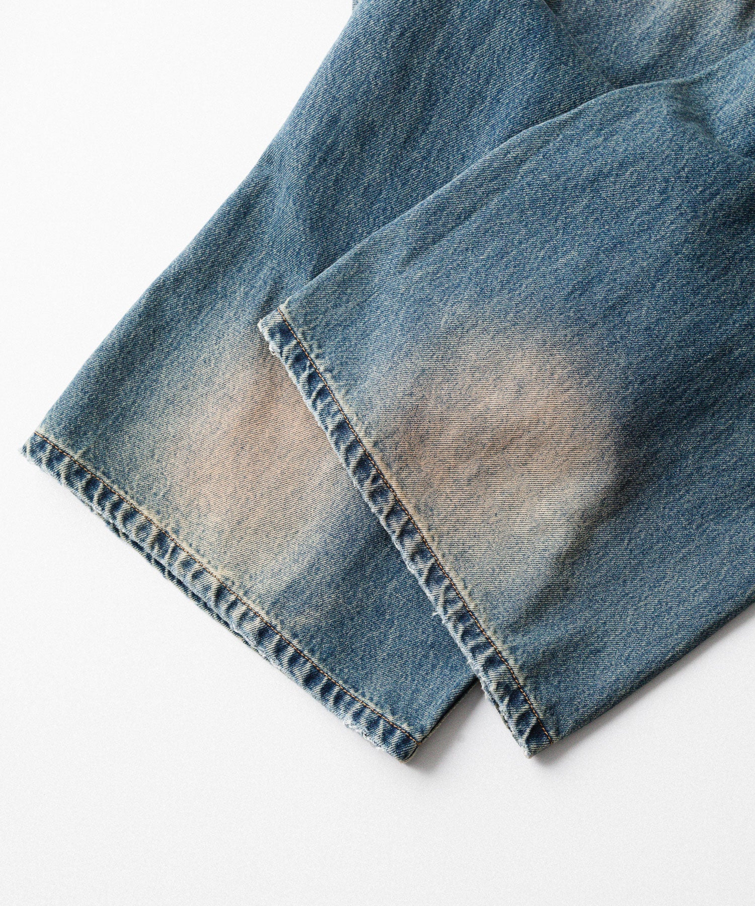 CODA デニム CODA / コーダ】FADED DIRTY INDIGO WASHED BREAK CUT WIDE FLARED