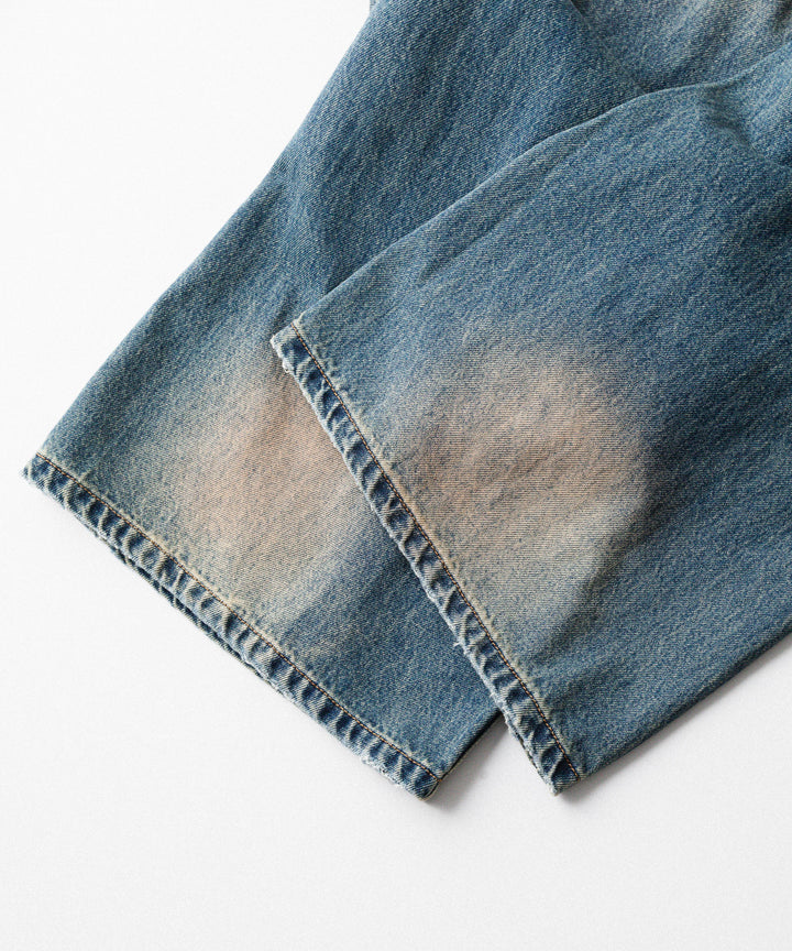 CODA コーダのFADED DIRTY INDIGO WASHED  BREAK CUT WIDE FLARED JEANSのFADED DIRTY INDIGO 公式通販サイトsession福岡セレクトショップ