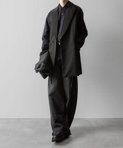 ssstein(シュタイン)の24AWコレクション DEFORMATION WIDE DENIM JEANS - BLACK 公式通販サイトsession福岡セレクトショップ