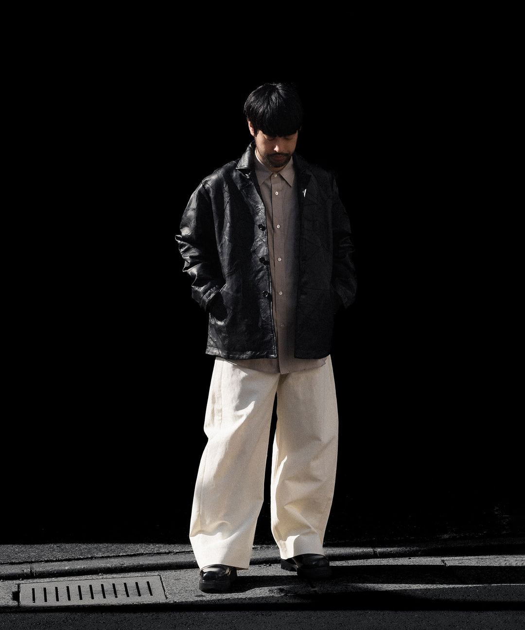 ssstein(シュタイン)のDOUBLE WEAVE COTTON ROUND PANTS - CREAMの公式通販サイトsession福岡セレクトショップ