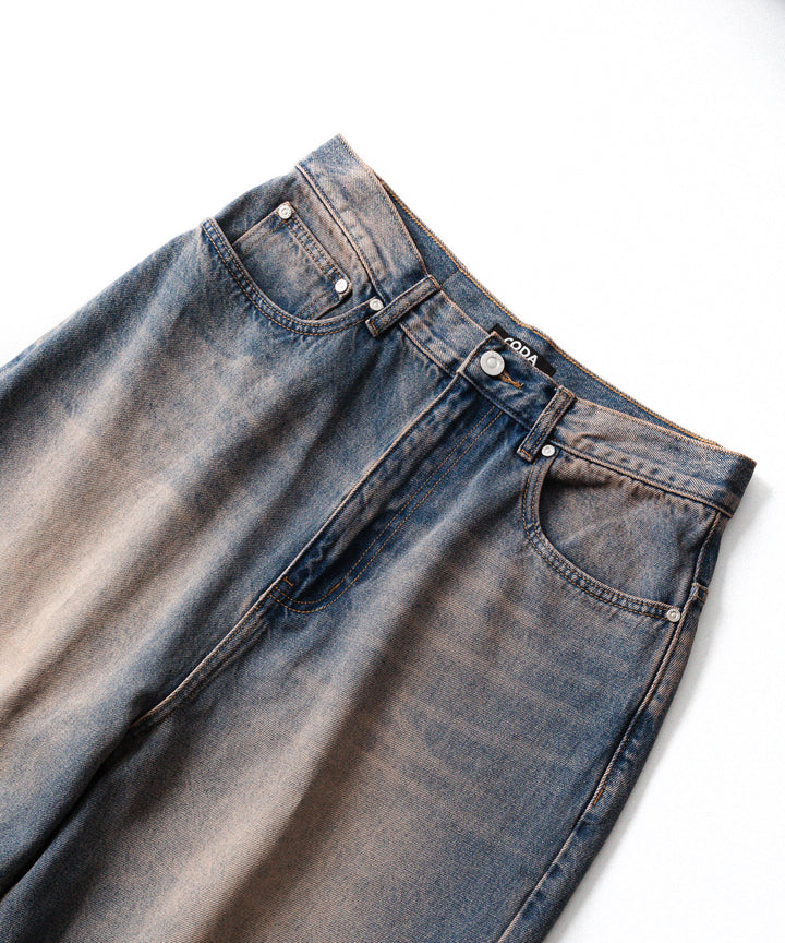 CODA コーダのDUST INDIGO ACID WASHED EXTENDED CUT LUFT JEANSのDUST INDIGO 公式通販サイトsession福岡セレクトショップ