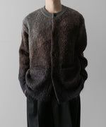 画像をギャラリービューアに読み込む, ssstein(シュタイン)の24AWコレクション GRADATION MOHAIR KNIT CARDIGAN - BROWN GREY GRADATION 公式通販サイトsession福岡セレクトショップ
