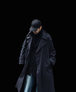 画像をギャラリービューアに読み込む, ssstein(シュタイン)のVINTAGE TRENCH COAT - BLACKの公式通販サイトsession福岡セレクトショップ
