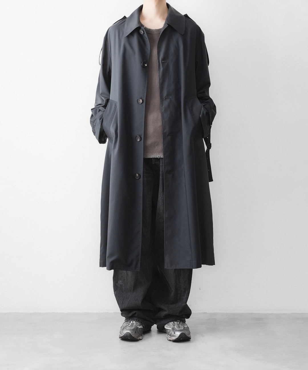 【SUBLATIONS】KIVULI PRINT LIGHT WEIGHT COAT - DARK KHAKI