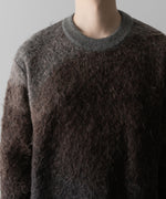 画像をギャラリービューアに読み込む, ssstein(シュタイン)の24AWコレクション GRADATION MOHAIR KNIT LS - BROWN GREY GRADATION 公式通販サイトsession福岡セレクトショップ
