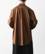 画像をギャラリービューアに読み込む, KANEMASA PHIL. カネマサフィルの46G STRIPE MODEST SHIRTのBROWN BLUE 公式通販サイトsession福岡セレクトショップ
