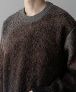 画像をギャラリービューアに読み込む, ssstein(シュタイン)の24AWコレクション GRADATION MOHAIR KNIT LS - BROWN GREY GRADATION 公式通販サイトsession福岡セレクトショップ
