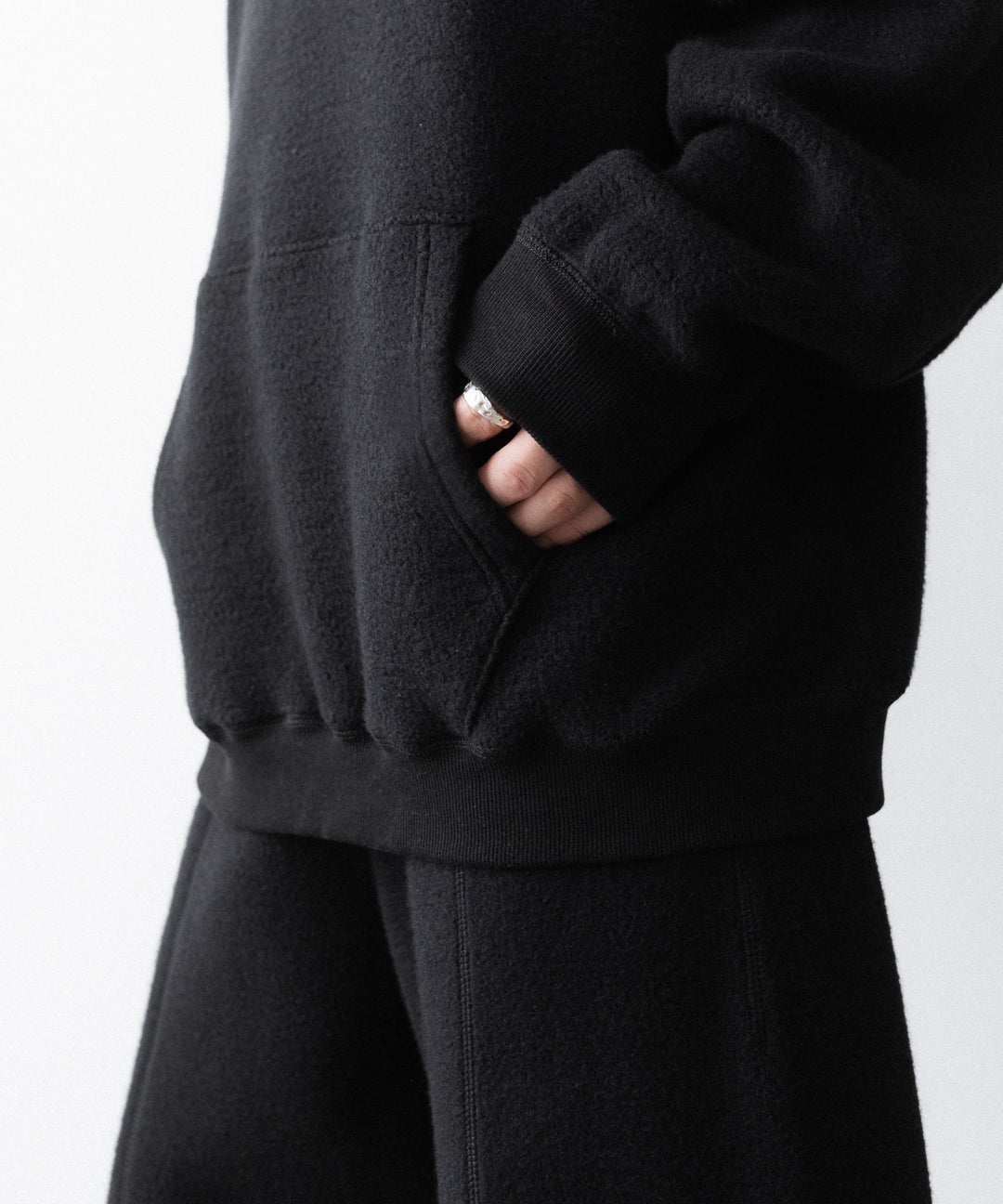 phebus- フィーバスのREVERSIBLE JERSEY JUMPERのBLACK公式通販サイトsession福岡セレクトショップ