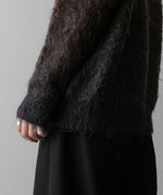 画像をギャラリービューアに読み込む, ssstein(シュタイン)の24AWコレクション GRADATION MOHAIR KNIT LS - BROWN GREY GRADATION 公式通販サイトsession福岡セレクトショップ
