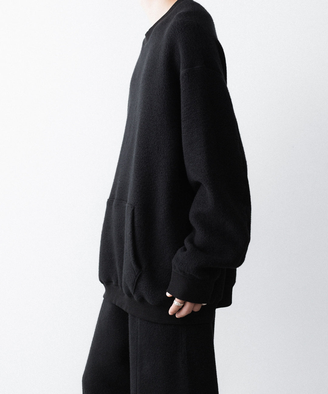 phebus- フィーバスのREVERSIBLE JERSEY JUMPERのBLACK公式通販サイトsession福岡セレクトショップ