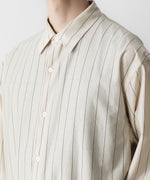 画像をギャラリービューアに読み込む, KANEMASA PHIL. カネマサフィルの46G STRIPE MODEST SHIRTのBEIGE NAVY 公式通販サイトsession福岡セレクトショップ
