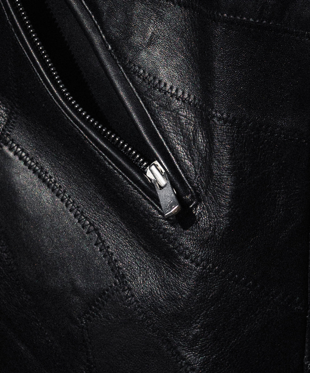 ANTHEM A アンセムエーのCOW LEATHER UNEVEN JACKETのBLACK 公式通販サイトsession福岡セレクトショップ