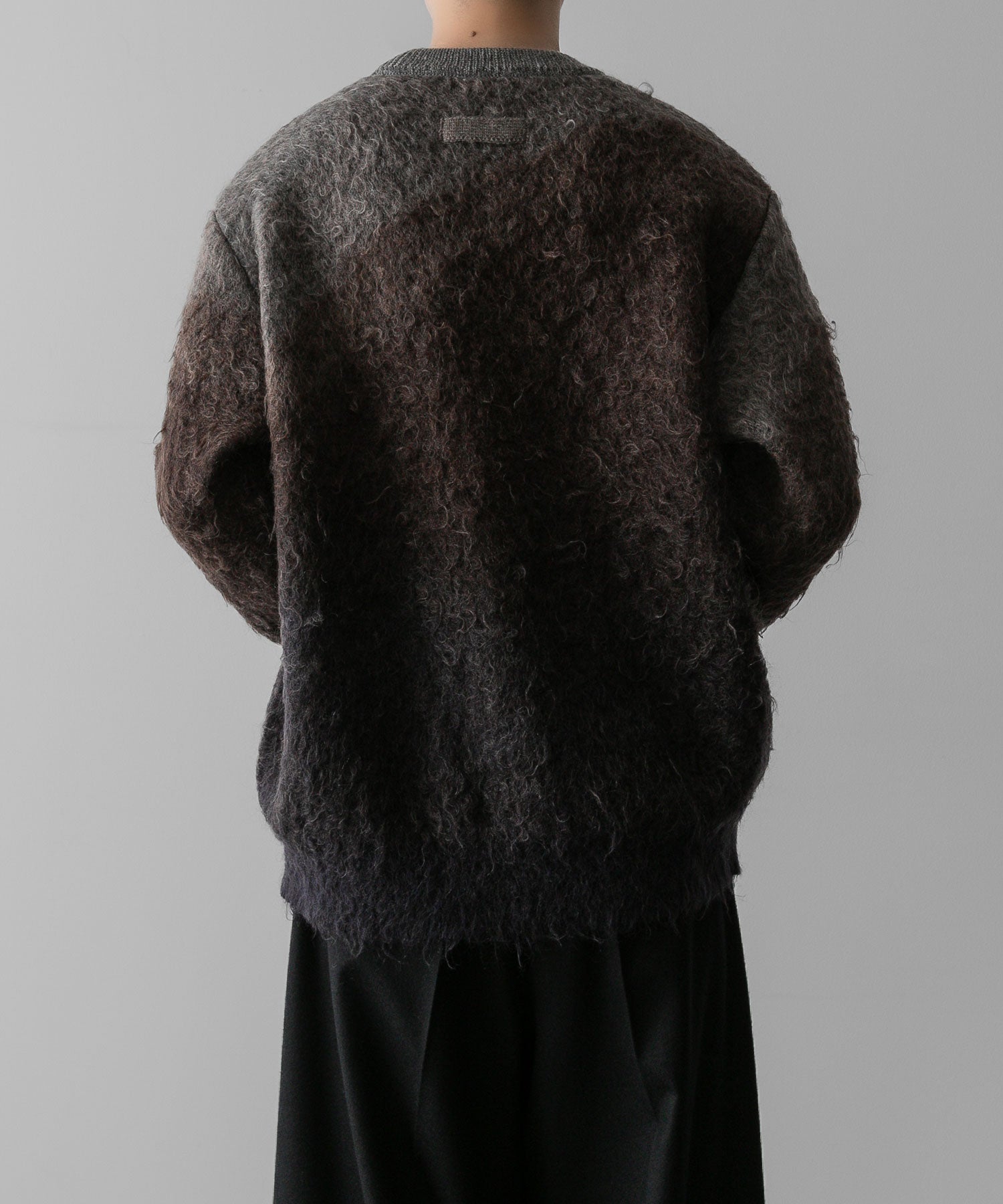 ssstein(シュタイン)の24AWコレクション GRADATION MOHAIR KNIT LS - BROWN GREY GRADATION 公式通販サイトsession福岡セレクトショップ