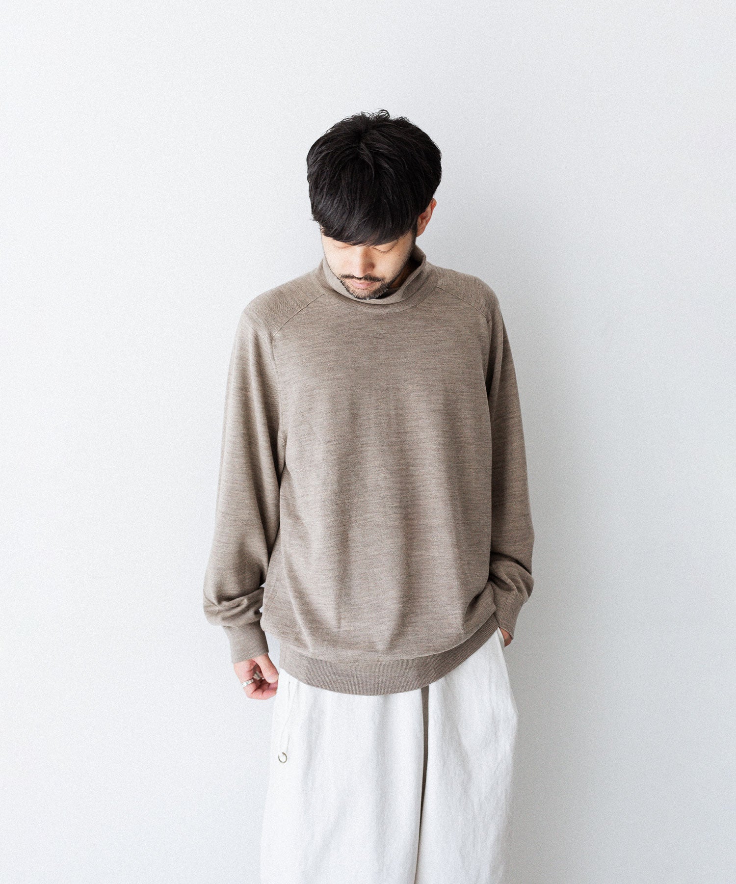 UMEDA ウメダ 12GG HIGHNECK PULLOVERのMOCHA 公式通販サイトsession福岡セレクトショップ