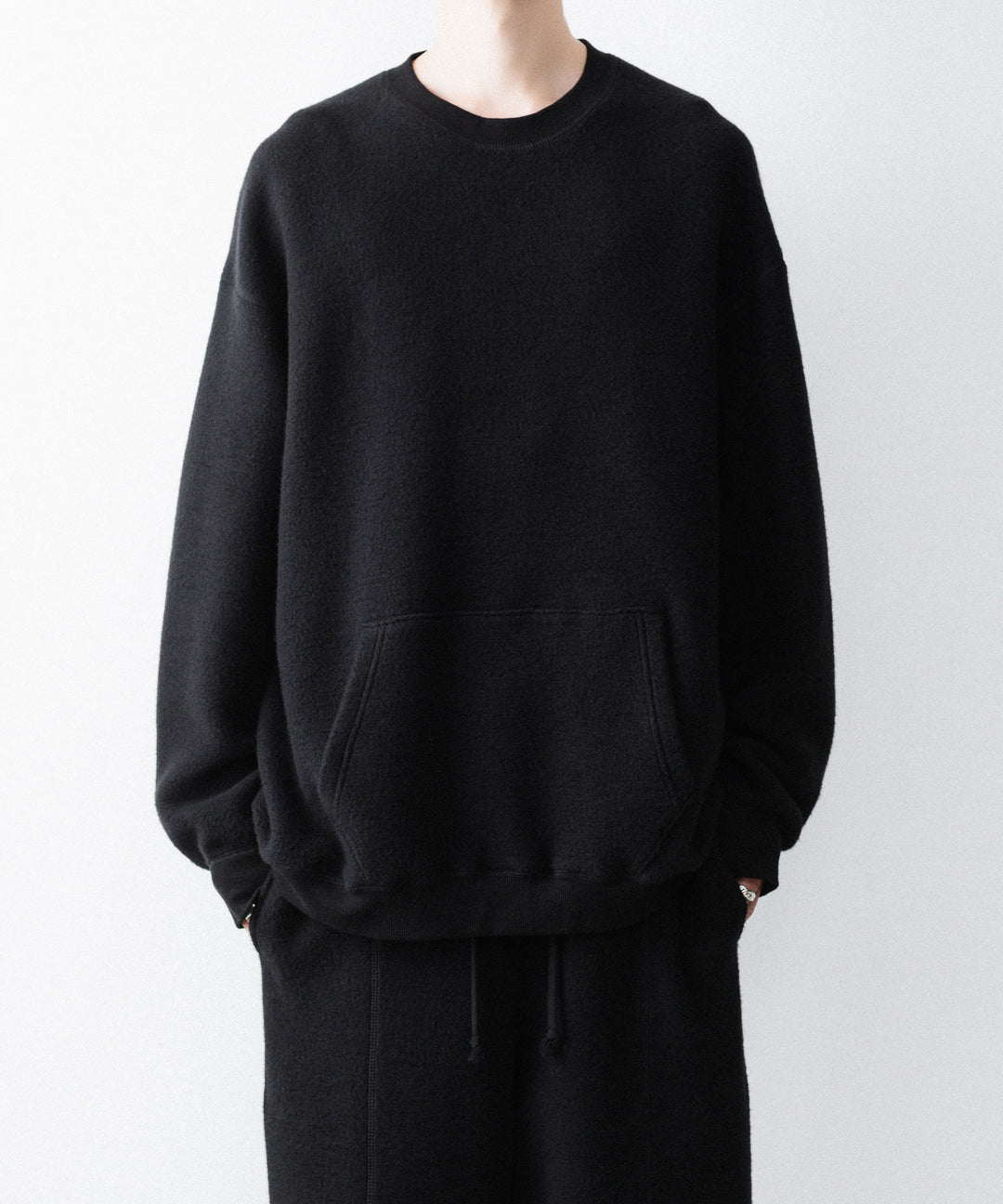 phebus- フィーバスのREVERSIBLE JERSEY JUMPERのBLACK公式通販サイトsession福岡セレクトショップ