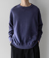 【INTÉRIM】BLEACH HYPER BIG V LOOP WHEEL SEAMLESS SWEAT SHIRT - B.NASU