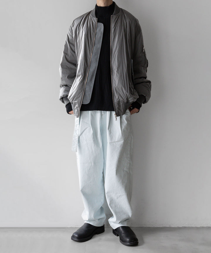 stein シュタイン 23AW OVERSIZED FLIGHT JACKET - SILVER sessionセッション福岡セレクトショップ 公式通販サイト