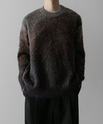 画像をギャラリービューアに読み込む, ssstein(シュタイン)の24AWコレクション GRADATION MOHAIR KNIT LS - BROWN GREY GRADATION 公式通販サイトsession福岡セレクトショップ
