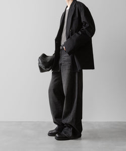 ssstein(シュタイン)の24AWコレクション DEFORMATION WIDE DENIM JEANS - BLACK 公式通販サイトsession福岡セレクトショップ