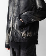 画像をギャラリービューアに読み込む, SUBLATIONS サブレーションズのRUSTY SATIN SPORTS JACKETのBLACK 公式通販サイトsession福岡セレクトショップ

