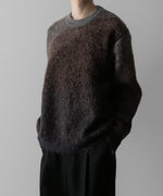 画像をギャラリービューアに読み込む, ssstein(シュタイン)の24AWコレクション GRADATION MOHAIR KNIT LS - BROWN GREY GRADATION 公式通販サイトsession福岡セレクトショップ
