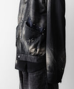 画像をギャラリービューアに読み込む, SUBLATIONS サブレーションズのRUSTY SATIN SPORTS JACKETのBLACK 公式通販サイトsession福岡セレクトショップ
