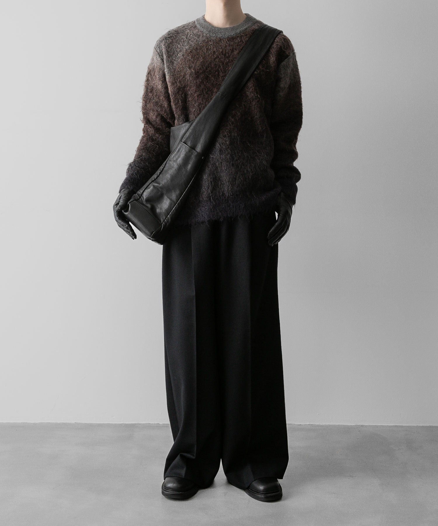 ssstein(シュタイン)の24AWコレクション GRADATION MOHAIR KNIT LS - BROWN GREY GRADATION 公式通販サイトsession福岡セレクトショップ