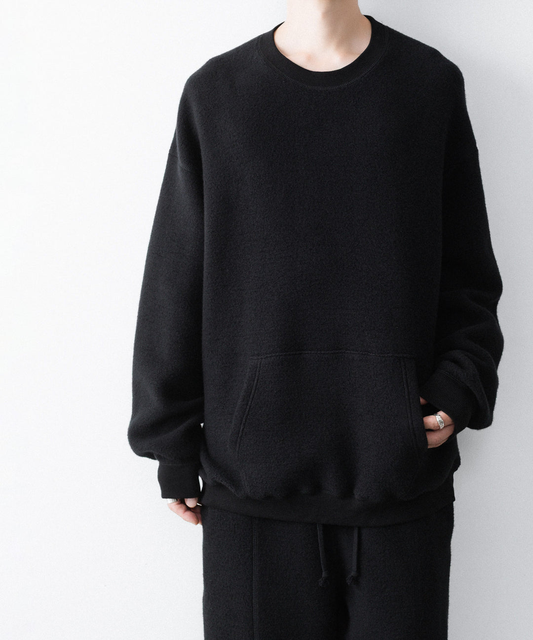 phebus- フィーバスのREVERSIBLE JERSEY JUMPERのBLACK公式通販サイトsession福岡セレクトショップ