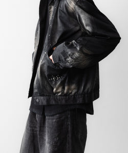 ジャケット・アウター SUBLATIONS RUSTY SATIN SPORTS JACKET SUBLATIONS / サブレーションズ】RUSTY SATIN SPORTS JACKET - BLACK