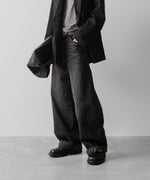 画像をギャラリービューアに読み込む, ssstein(シュタイン)の24AWコレクション DEFORMATION WIDE DENIM JEANS - BLACK 公式通販サイトsession福岡セレクトショップ
