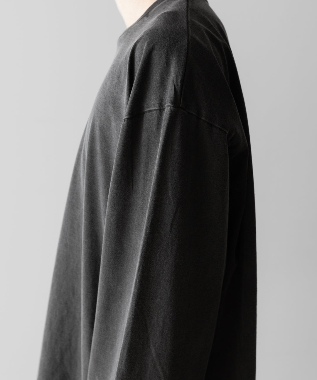 KANEMASA PHIL.-カネマサフィル36G LOW TWIST GARMENT DYE L/S TEEのCHARCOAL PIGMENT公式通販サイトsession福岡セレクトショップ