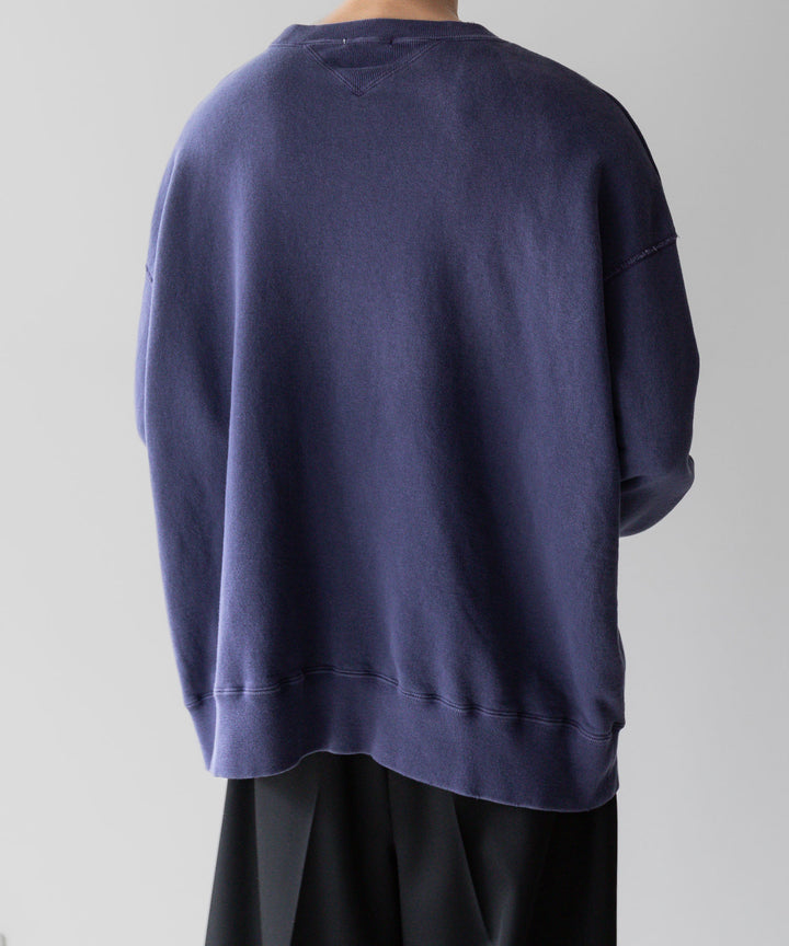 【INTÉRIM】インテリム 23AW BLEACH HYPER BIG V LOOP WHEEL SEAMLESS SWEAT SHIRT - B.NASU sessionセッション福岡セレクトショップ 公式通販サイト