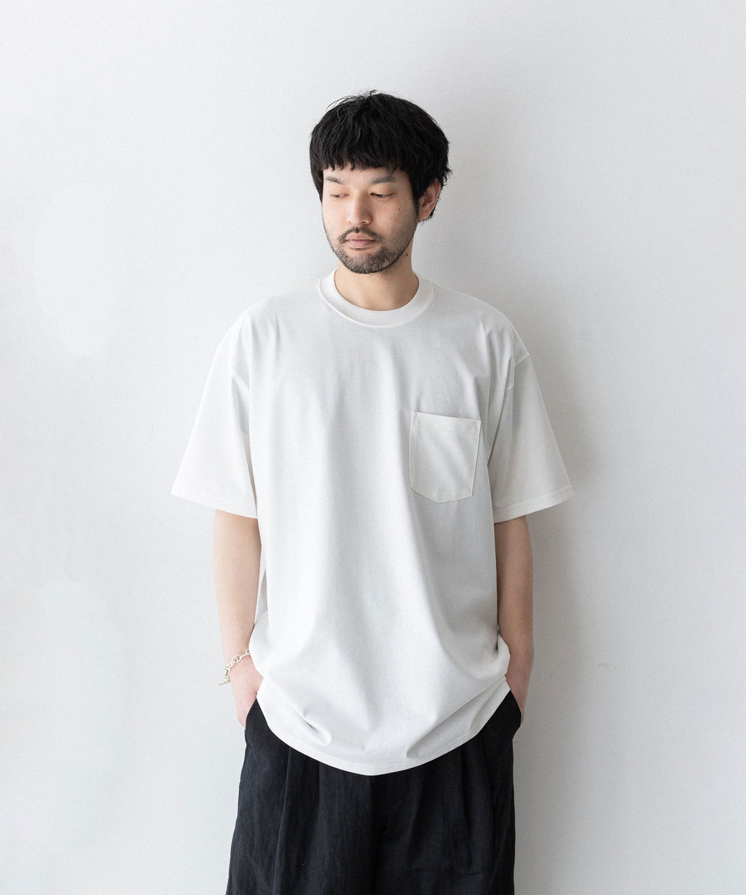 ssstein(シュタイン)のOVERSIZED POCKET TEE - WHITEの公式通販サイトsession福岡セレクトショップ