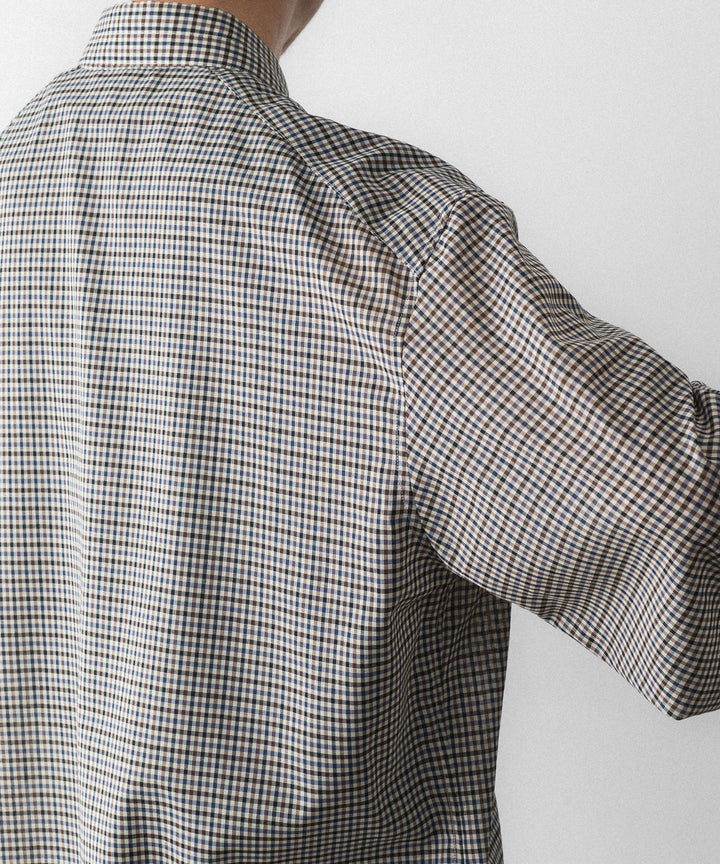 phebus- フィーバスのWOOL POLY TROPICAL SHIRTのMULTI GINGHAM公式通販サイトsession福岡セレクトショップ