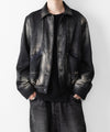 【SUBLATIONS】RUSTY SATIN SPORTS JACKET - BLACK