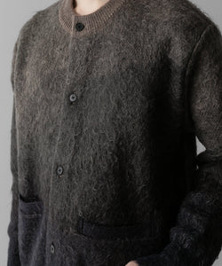 ssstein(シュタイン)の24AWコレクション GRADATION MOHAIR KNIT CARDIGAN - NAVY KHAKI GRADATION 公式通販サイトsession福岡セレクトショップ