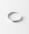 【THE OBJECT】NEON DOUBLE LINE SILVER BUNGLE - SILVER