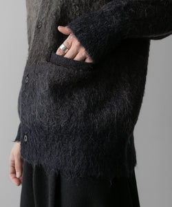 ssstein(シュタイン)の24AWコレクション GRADATION MOHAIR KNIT CARDIGAN - NAVY KHAKI GRADATION 公式通販サイトsession福岡セレクトショップ