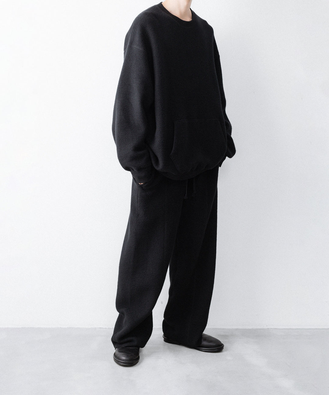 phebus- フィーバスのREVERSIBLE JERSEY JUMPERのBLACK公式通販サイトsession福岡セレクトショップ