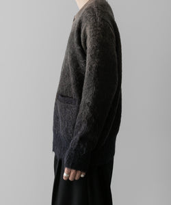 ssstein(シュタイン)の24AWコレクション GRADATION MOHAIR KNIT CARDIGAN - NAVY KHAKI GRADATION 公式通販サイトsession福岡セレクトショップ