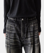 画像をギャラリービューアに読み込む, SUBLATIONS サブレーションズの2TUCK WIDE DENIM PANTS &quot;ENTASIS MK-Ⅱ&quot;のUSED BLACK 公式通販サイトsession福岡セレクトショップ

