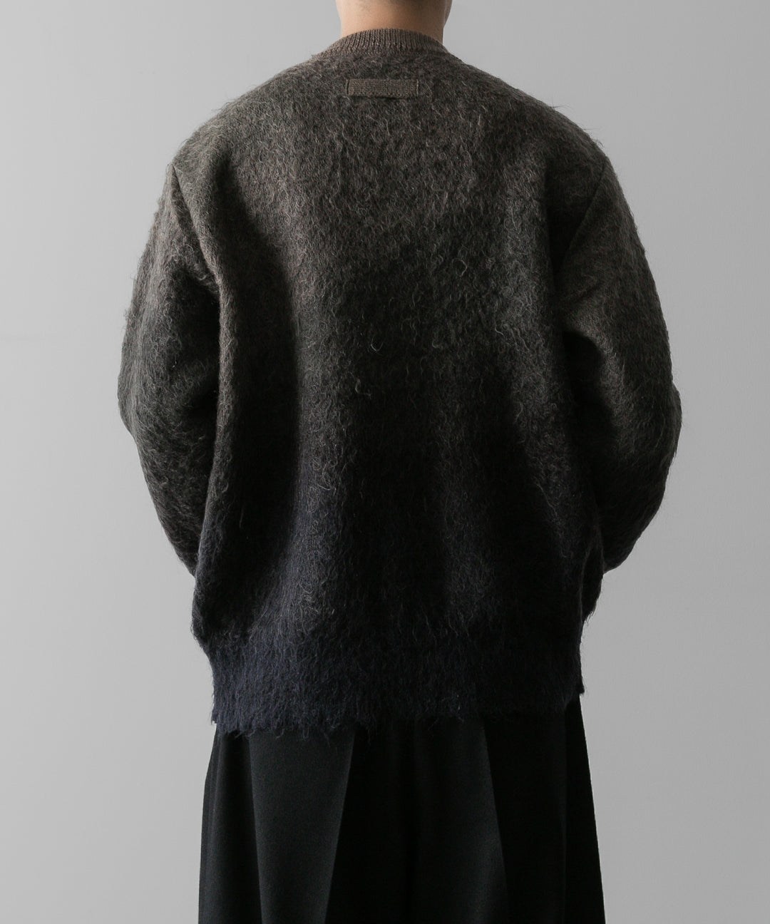 ssstein(シュタイン)の24AWコレクション GRADATION MOHAIR KNIT CARDIGAN - NAVY KHAKI GRADATION 公式通販サイトsession福岡セレクトショップ