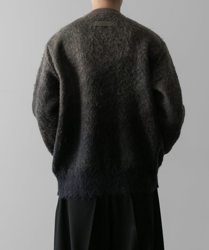ssstein(シュタイン)の24AWコレクション GRADATION MOHAIR KNIT CARDIGAN - NAVY KHAKI GRADATION 公式通販サイトsession福岡セレクトショップ