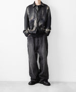 画像をギャラリービューアに読み込む, SUBLATIONS サブレーションズのRUSTY SATIN SPORTS JACKETのBLACK 公式通販サイトsession福岡セレクトショップ

