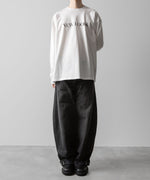 画像をギャラリービューアに読み込む, ssstein(シュタイン)の24AWコレクション OVERSIZED LONG SLEEVE TEE [ NEW LOOKS ] - WHITE 公式通販サイトsession福岡セレクトショップ
