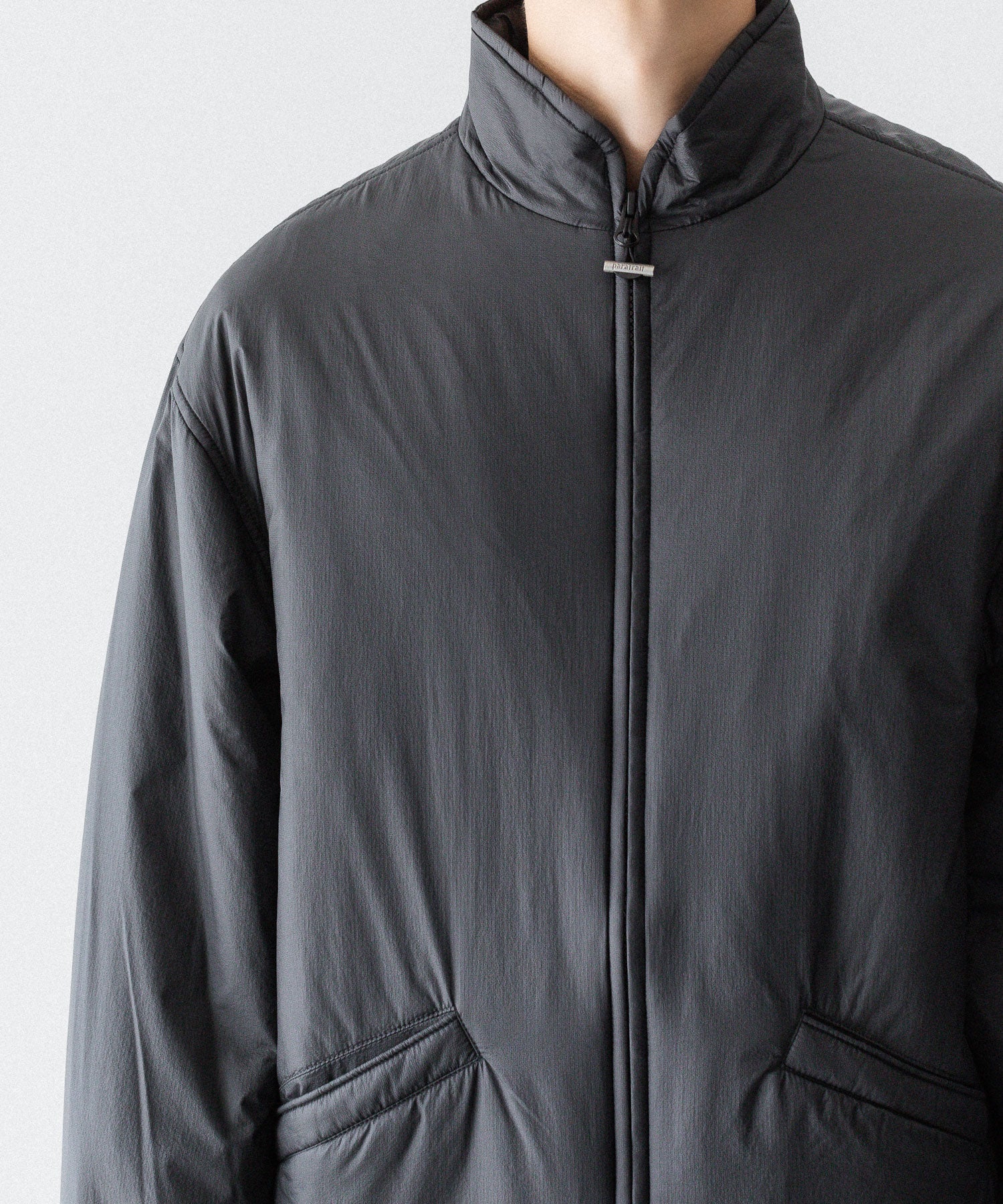 paratrait パラトレイトのPMEMBRANE SHELL PUFF BLOUSON のCHARCOAL 公式通販サイトsession福岡セレクトショップ