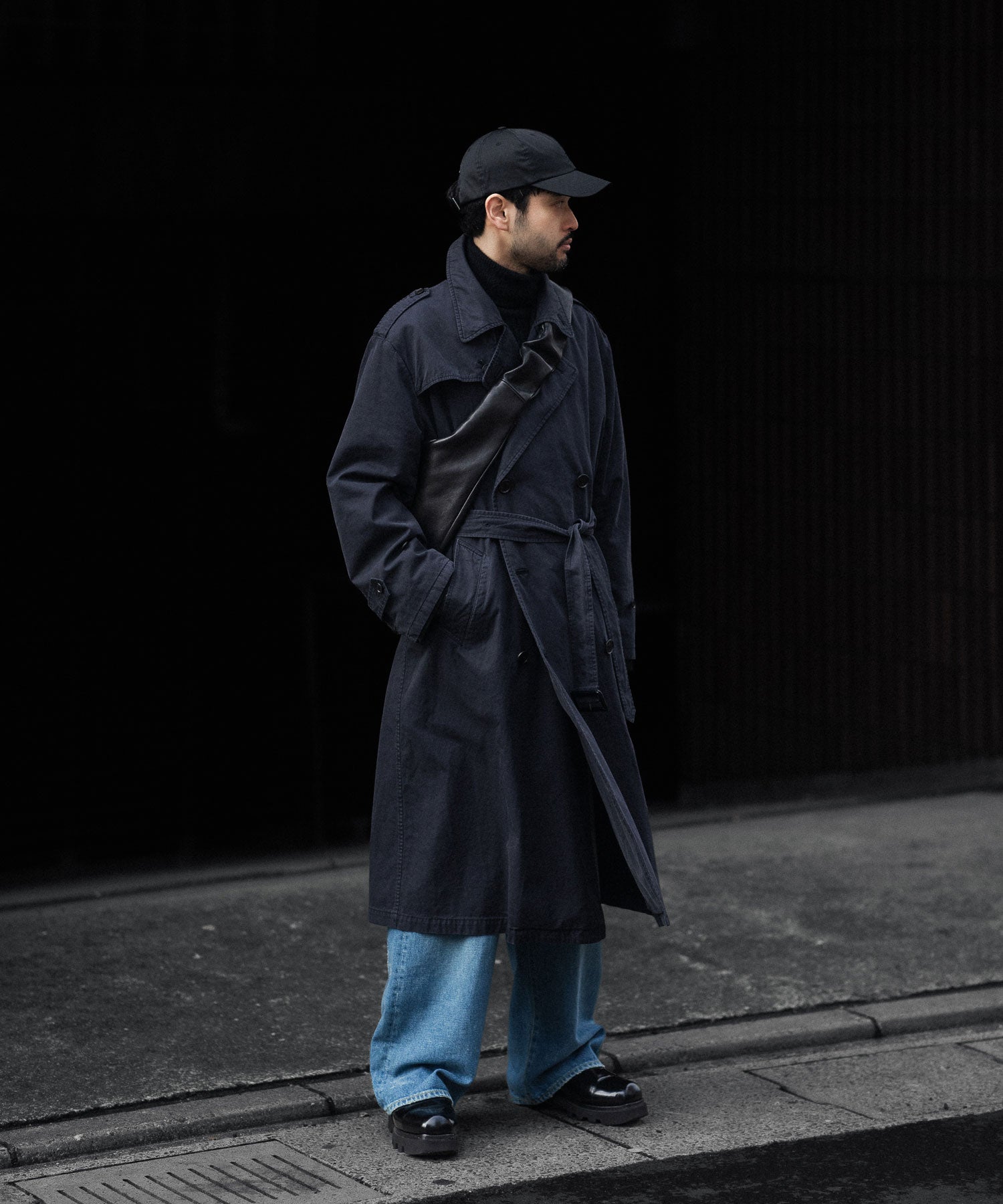 ssstein / シュタイン】VINTAGE TRENCH COAT - BLACK | 公式通販サイト