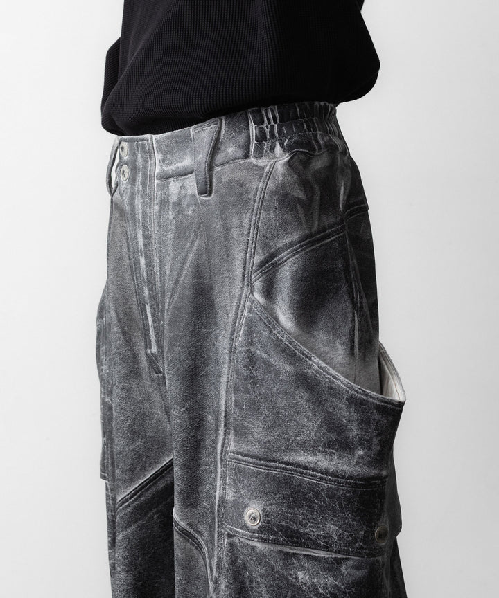 SUBLATIONS サブレーションズのCRACKING COATED BANANA CUTTING PANTSのHEATHER GRAY BASE 公式通販サイトsession福岡セレクトショップ