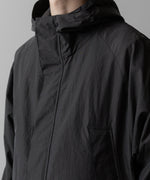 画像をギャラリービューアに読み込む, ssstein(シュタイン)の24AWコレクション NYLON TWILL HOODED ZIP UP JACKET - CHARCOAL 公式通販サイトsession福岡セレクトショップ
